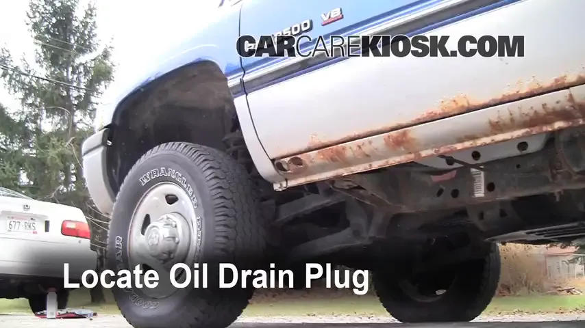 1997 Dodge Ram 2500 5.9L V8 Standard Cab Pickup Oil Change Oil and Oil Filter